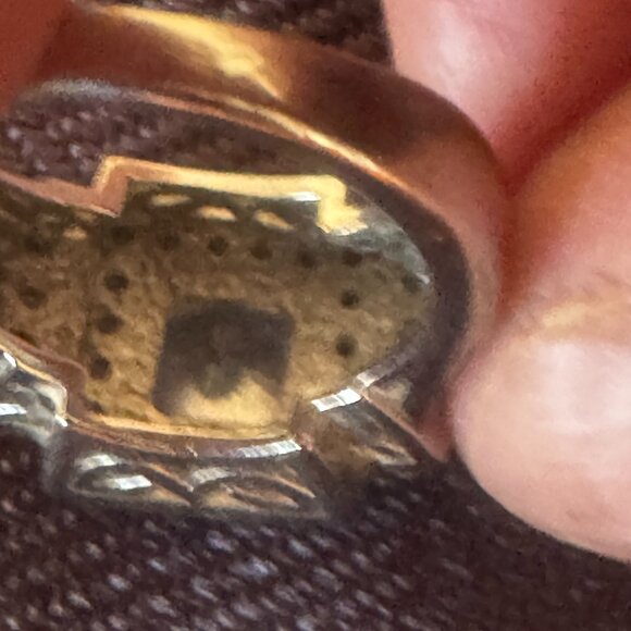 Gorgeous Sterling Silver .925 stamped TACORI CZ ring size 6 - Picture 2 of 11